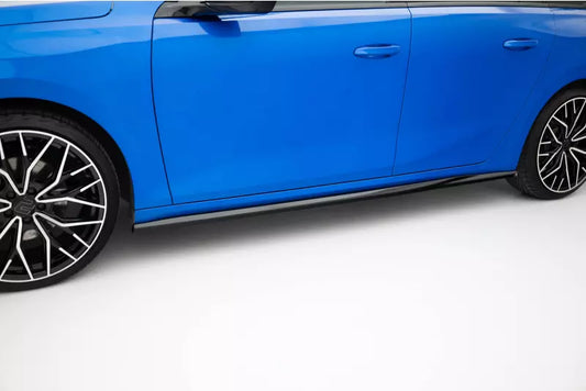 Maxton Design Seitenschweller (Paar) für Opel Astra Sports Tourer L (MK5) Hochglanz schwarz – Ansicht 1