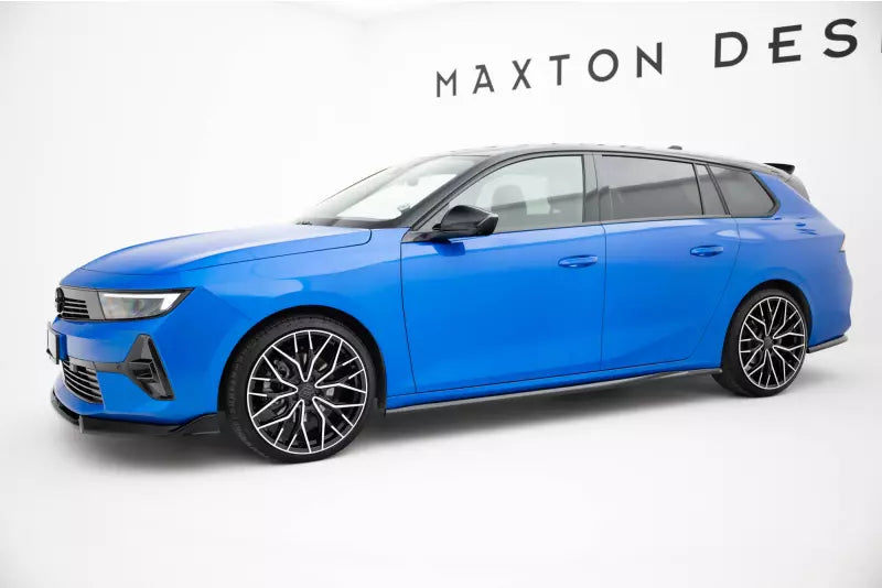 Maxton Design Seitenschweller (Paar) für Opel Astra Sports Tourer L (MK5) Hochglanz schwarz – Ansicht 3