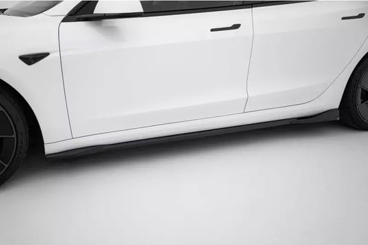 Maxton Design Seitenschweller (Paar) für Tesla Model 3 Project Highland Facelift Hochglanz schwarz – Ansicht 1