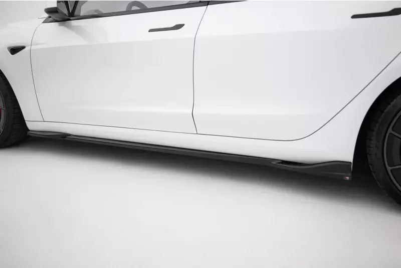 Maxton Design Seitenschweller (Paar) für Tesla Model 3 Project Highland Facelift Hochglanz schwarz – Ansicht 3