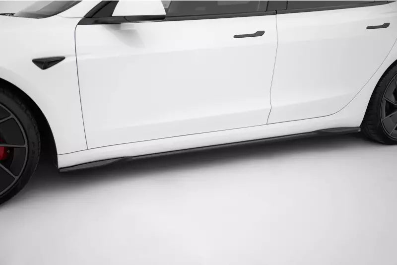 Maxton Design Seitenschweller (Paar) für Tesla Model 3 Project Highland Facelift Hochglanz schwarz – Ansicht 1