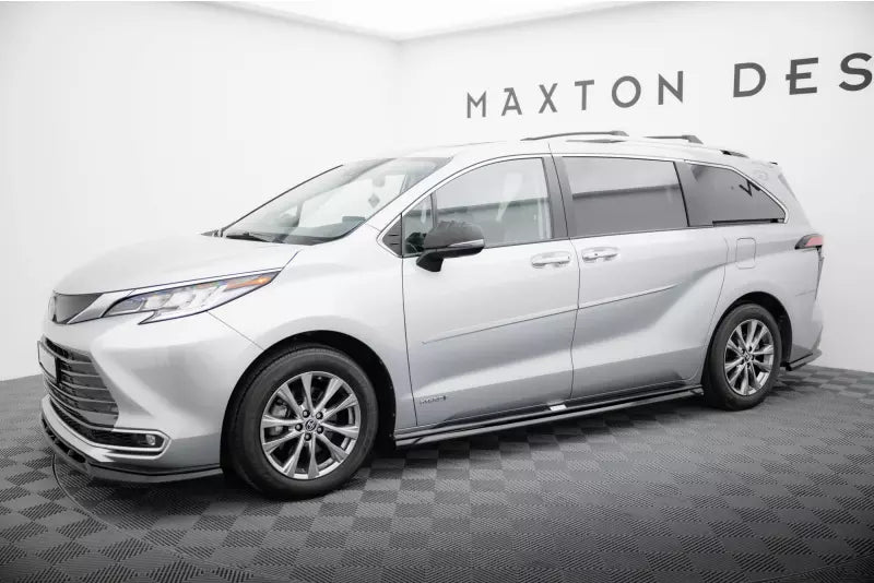 Maxton Design Seitenschweller (Paar) für Toyota Sienna Mk4 Hochglanz schwarz – Ansicht 2