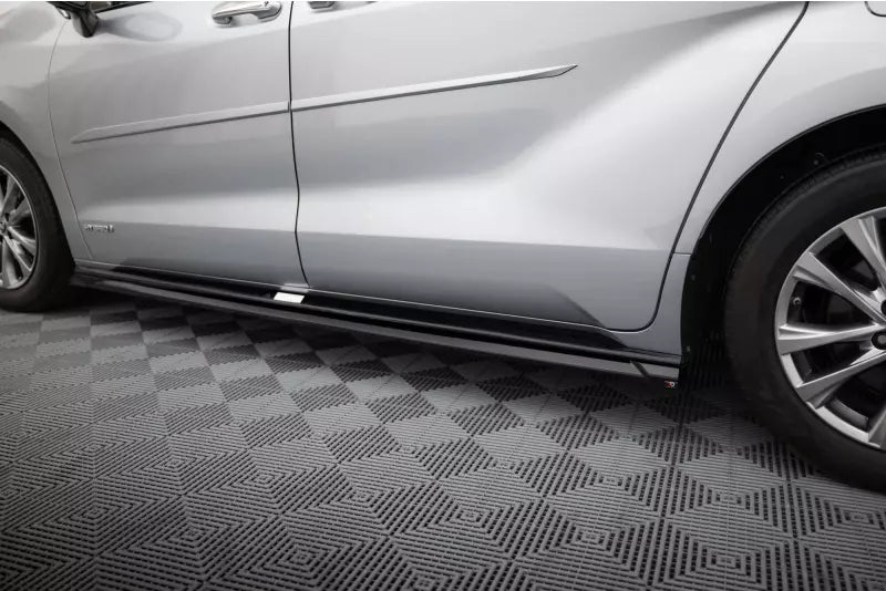Maxton Design Seitenschweller (Paar) für Toyota Sienna Mk4 Hochglanz schwarz – Ansicht 3