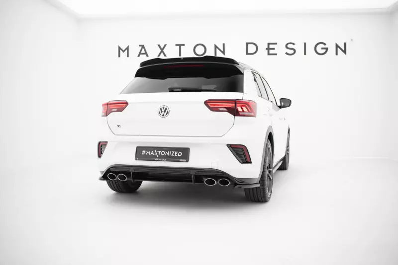 Maxton Design Street Pro Heckdiffusor für VW T-Roc R Mk1 Schwarz – Ansicht 2