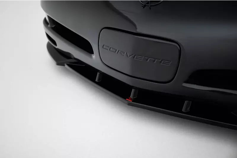 Maxton Design Frontlippe für Chevrolet Corvette C5 Hochglanz schwarz – Ansicht 3