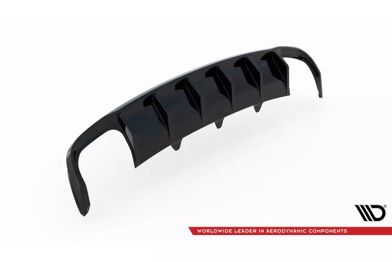 Maxton Design Heckdiffusor für Audi A4 Limousine / Avant B8 Facelift Hochglanz schwarz – Ansicht 4