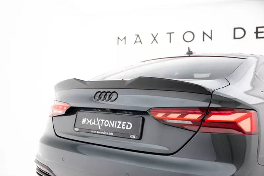 Maxton Design Heckspoiler 3D für Audi A5 Sportback F5 Hochglanz schwarz – Ansicht 1