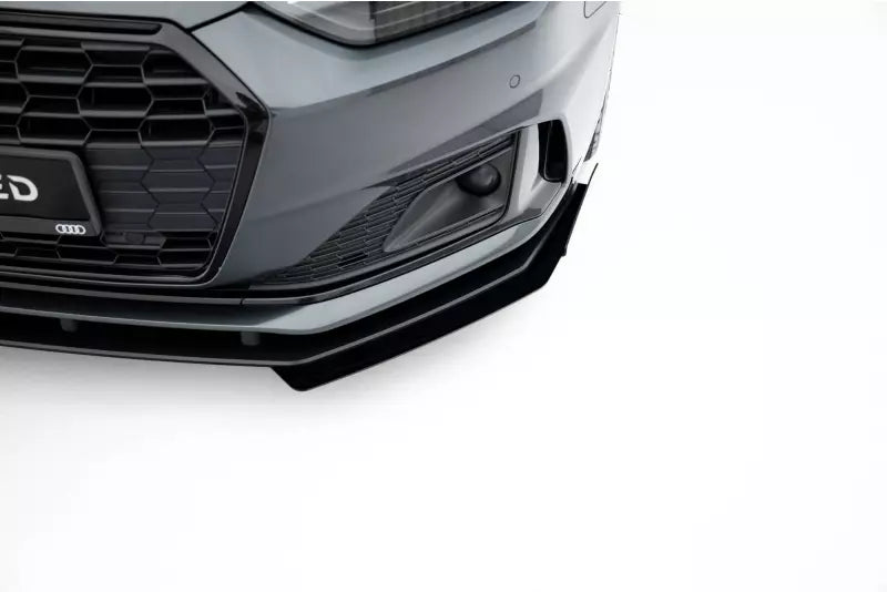 Maxton Design Street Pro Frontlippe für für Audi A5 F5 Facelift Hochglanz schwarz – Ansicht 2