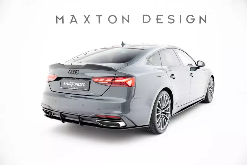 Maxton Design Street Pro Heckdiffusor für Audi A5 F5 Facelift schwarz – Ansicht 1
