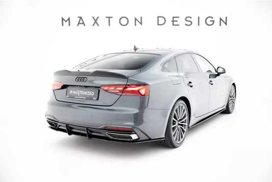 Maxton Design Street Pro Heckdiffusor für Audi A5 F5 Facelift schwarz – Ansicht 1