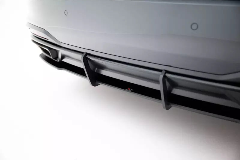 Maxton Design Street Pro Heckdiffusor für Audi A5 F5 Facelift schwarz mit Hochglanz Flaps – Ansicht 2