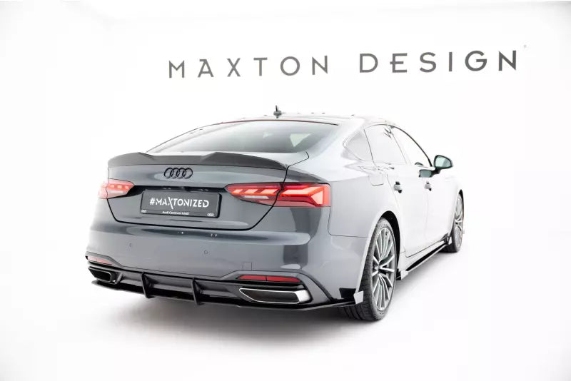 Maxton Design Street Pro Diffusor Flaps für Audi A5 F5 Facelift Hochglanz schwarz – Ansicht 3