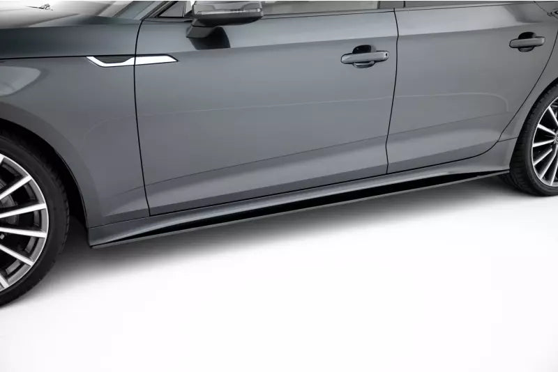Maxton Design Street Pro Seitenschweller (Paar) für Audi A5 Sportback F5 Facelift schwarz – Ansicht 1