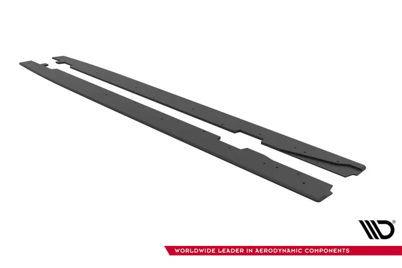 Maxton Design Street Pro Seitenschweller (Paar) für Audi A5 Sportback F5 Facelift schwarz – Ansicht 4