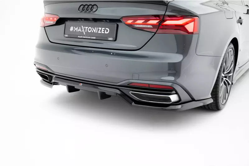 Maxton Design Heckdiffusor für Audi A5 F5 Facelift Hochglanz schwarz – Ansicht 1