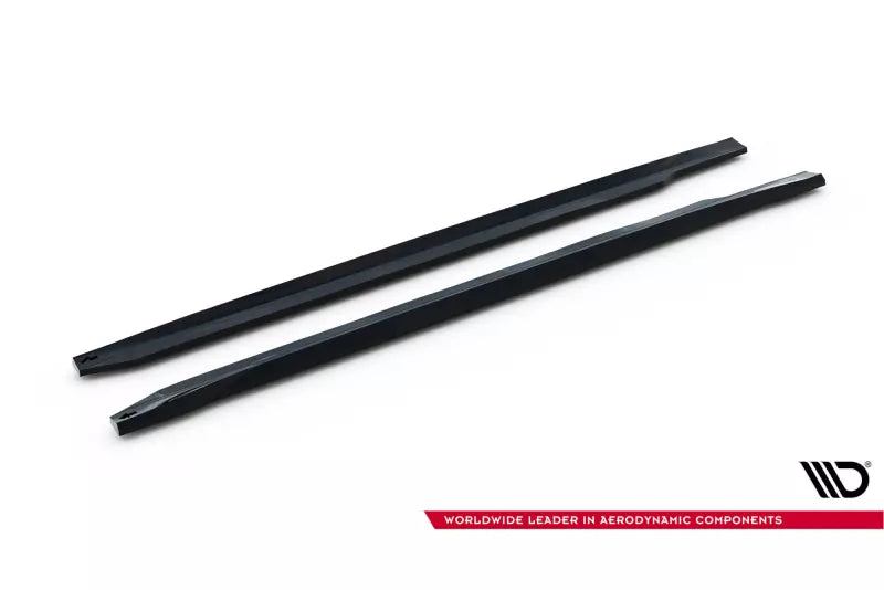 Maxton Design Seitenschweller (Paar) für Audi A5 Sportback F5 Facelift Hochglanz schwarz – Ansicht 4
