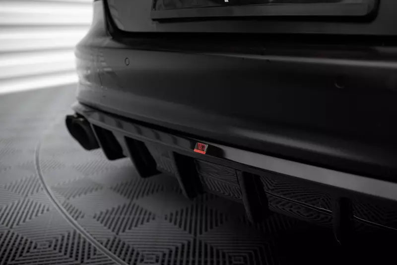 Maxton Design Heckdiffusor für Audi S7 C7 Hochglanz schwarz – Ansicht 2
