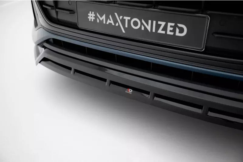 Maxton Design Frontlippe für Audi Q8 Mk1 Hochglanz schwarz – Ansicht 4