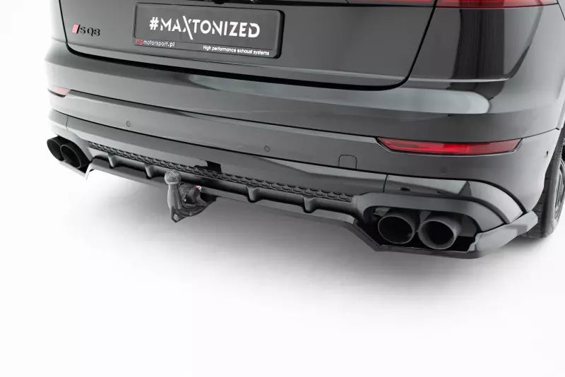 Maxton Design Heckdiffusor für Audi SQ8 / Q8 S-Line Mk1 Facelift Hochglanz schwarz – Ansicht 1