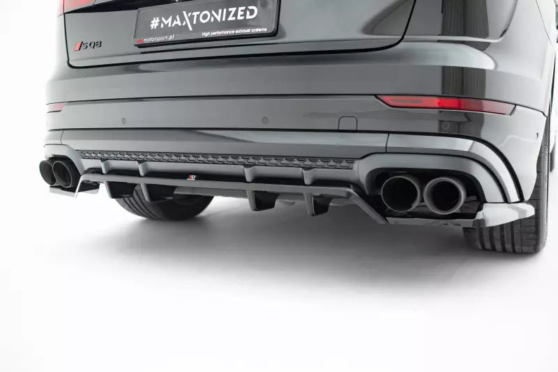 Maxton Design Heckdiffusor für Audi SQ8 / Q8 S-Line Mk1 Facelift Hochglanz schwarz – Ansicht 2