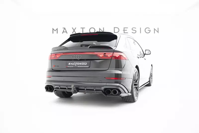 Maxton Design Heckdiffusor für Audi SQ8 / Q8 S-Line Mk1 Facelift Hochglanz schwarz – Ansicht 4