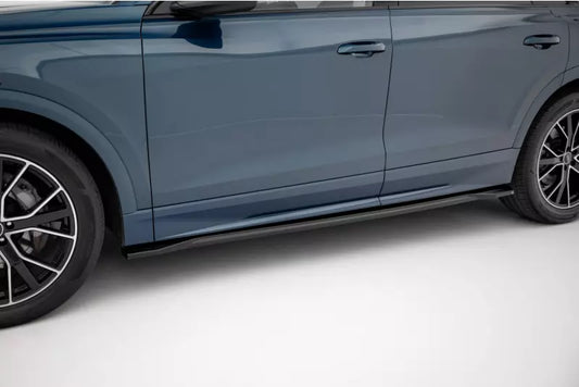 Maxton Design Seitenschweller (Paar) für Audi Q8 Mk1 Hochglanz schwarz – Ansicht 1