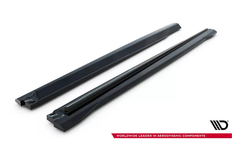 Maxton Design Seitenschweller (Paar) für Audi Q8 Mk1 Hochglanz schwarz – Ansicht 4