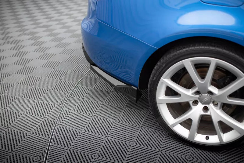 Maxton Design Diffusor Flaps für Audi S4 Limousine B8 Hochglanz schwarz – Ansicht 3