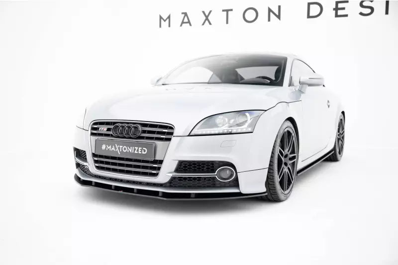 Maxton Design Street Pro Frontlippe für Audi TT S / TT S-Line 8J Facelift schwarz – Ansicht 1