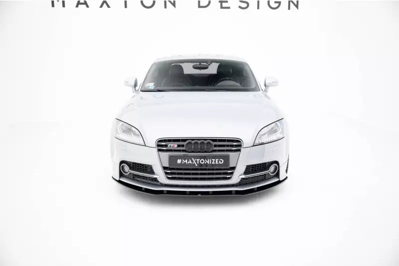 Maxton Design Street Pro Frontlippe für Audi TT S / TT S-Line 8J Facelift schwarz – Ansicht 2