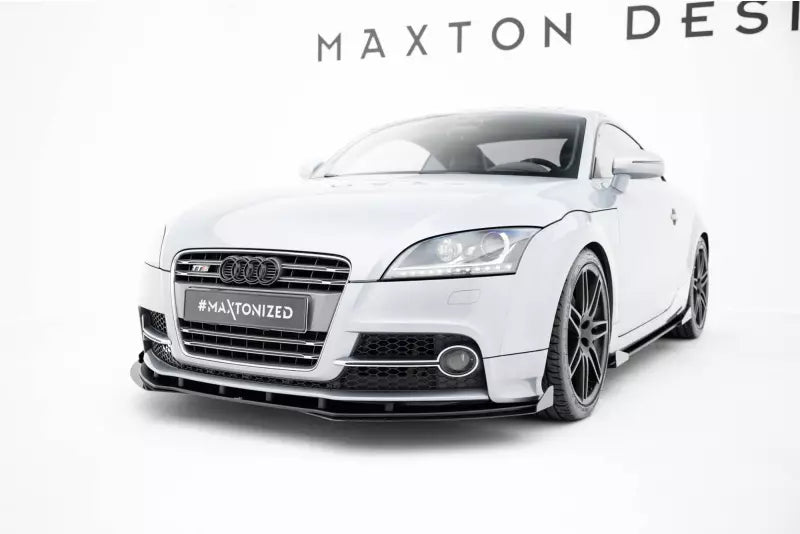 Maxton Design Street Pro Frontlippe für für Audi TT S / TT S-Line 8J Facelift Hochglanz schwarz – Ansicht 1