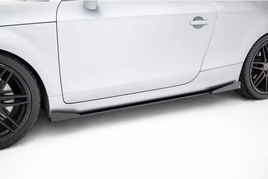 Maxton Design Street Pro Seitenschweller (Paar) für Audi TT S / TT S-Line 8J Facelift Hochglanz schwarz – Ansicht 1