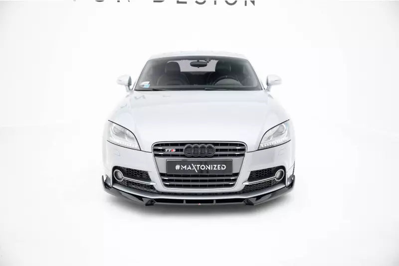 Maxton Design Frontlippe für Audi TT S / TT S-Line 8J Facelift Hochglanz schwarz – Ansicht 3