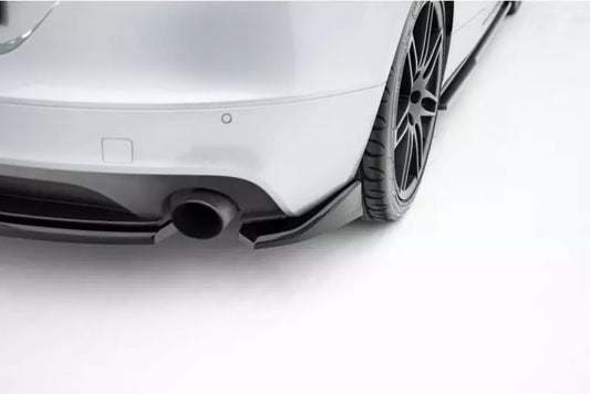 Maxton Design Diffusor Flaps für Audi TT S-Line 8J Facelift Hochglanz schwarz – Ansicht 1