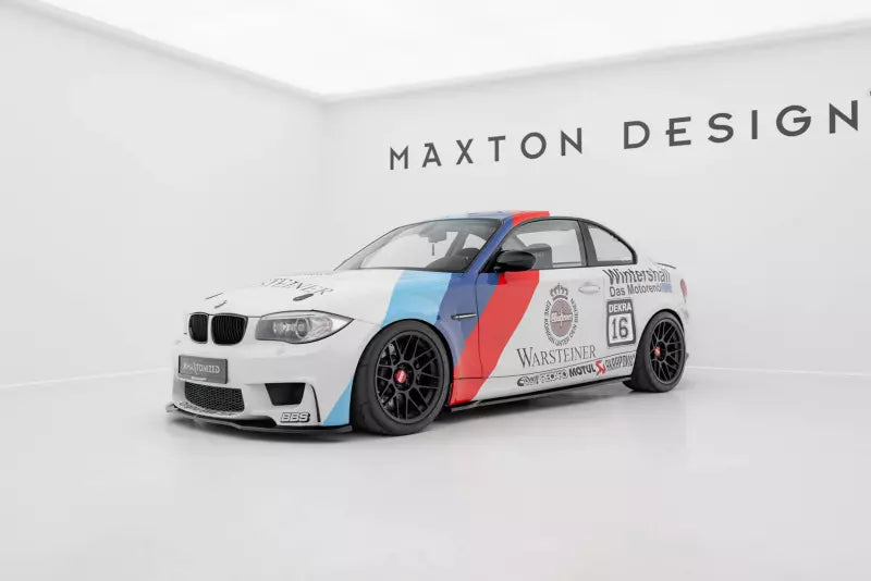 Maxton Design Seitenschweller (Paar) für BMW 1er M Coupe E82 Hochglanz schwarz – Ansicht 2