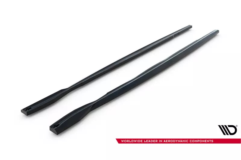 Maxton Design Seitenschweller (Paar) für BMW 1er M Coupe E82 Hochglanz schwarz – Ansicht 3