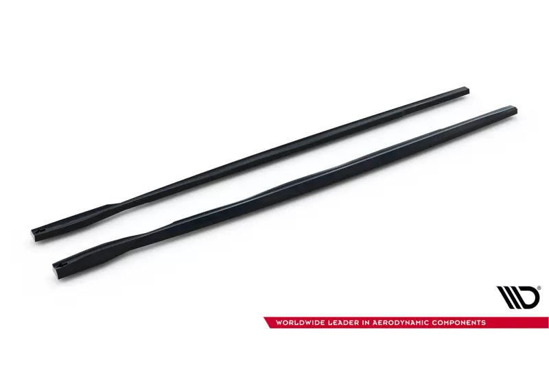 Maxton Design Seitenschweller (Paar) für BMW 1er M Coupe E82 Hochglanz schwarz – Ansicht 4