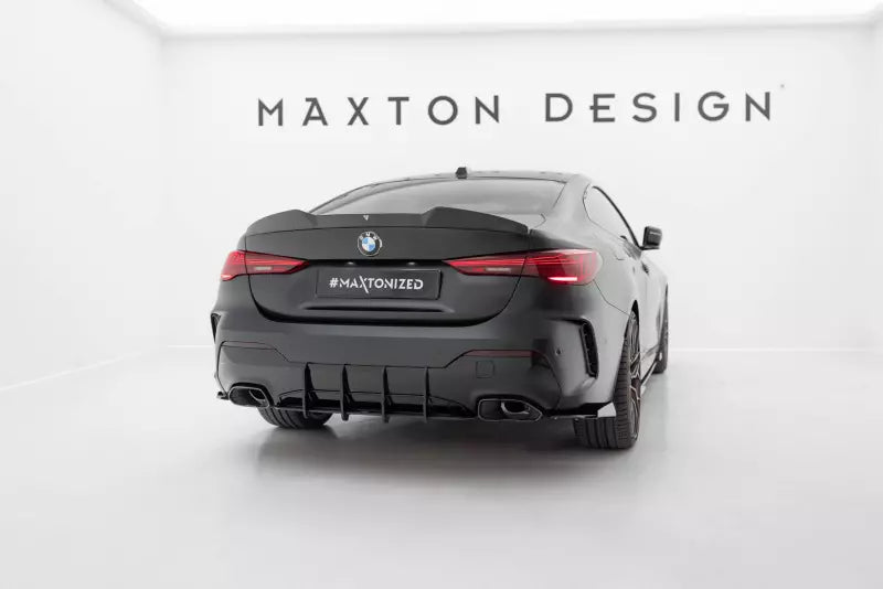 Maxton Design Street Pro Diffusor Flaps für BMW M440i G22 / G23 schwarz mit Hochglanz Flaps – Ansicht 2