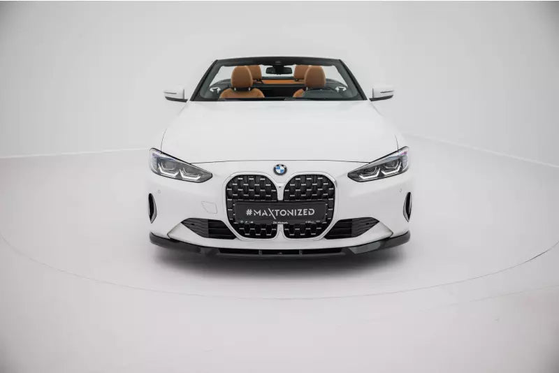 Maxton Design Frontlippe für BMW 4er Coupe / Cabrio G22 / G23 Hochglanz schwarz – Ansicht 2