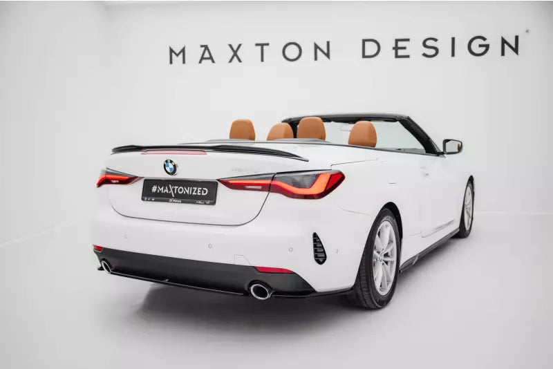 Maxton Design Diffusor Flaps für BMW 4er Coupe / Cabrio G22 / G23 Hochglanz schwarz – Ansicht 2