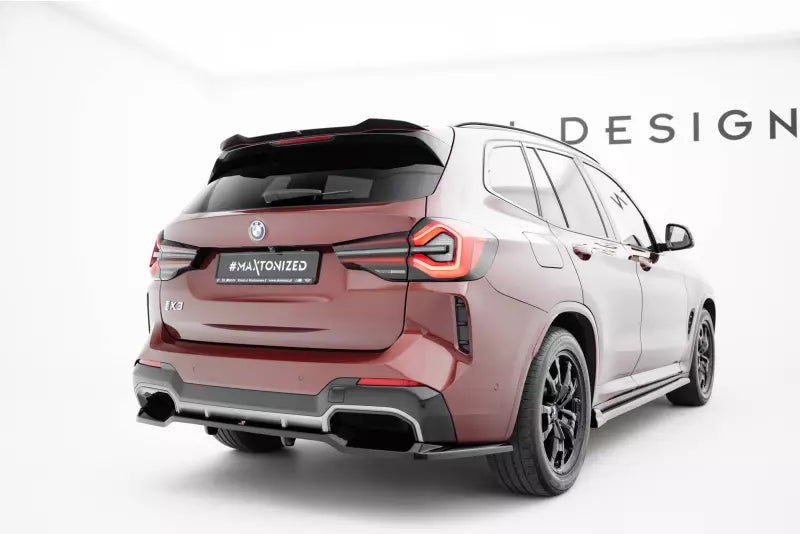 Maxton Design Heckdiffusor für BMW iX3 M-Paket G08 Facelift Hochglanz schwarz – Ansicht 2