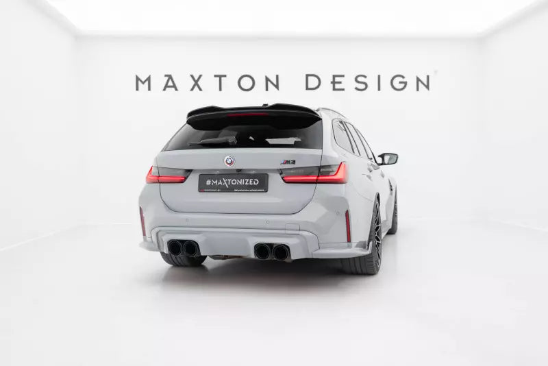 Maxton Design Heckspoiler Lippe für BMW 3er Standard / M340 / M-Paket / M3 Touring G21 / G81 Hochglanz schwarz – Ansicht 2