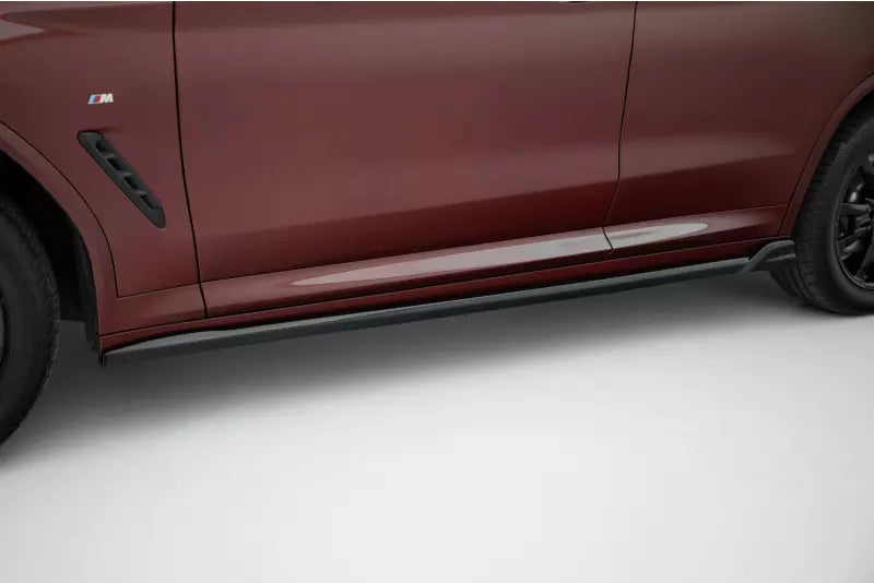 Maxton Design Seitenschweller (Paar) für BMW iX3 M-Paket G08 Facelift Hochglanz schwarz – Ansicht 1