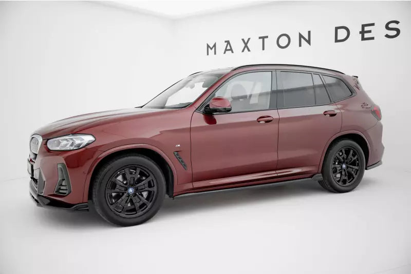 Maxton Design Seitenschweller (Paar) für BMW iX3 M-Paket G08 Facelift Hochglanz schwarz – Ansicht 2