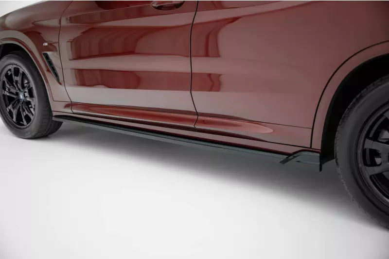 Maxton Design Seitenschweller (Paar) für BMW iX3 M-Paket G08 Facelift Hochglanz schwarz – Ansicht 3
