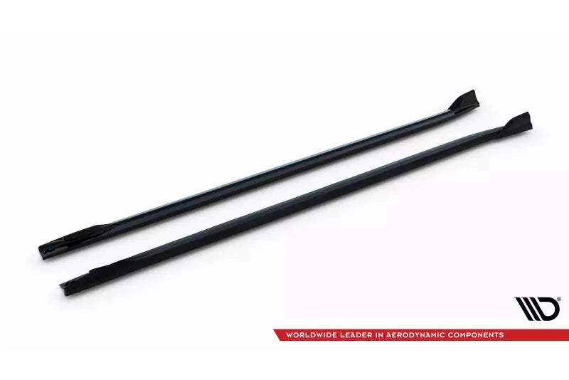 Maxton Design Seitenschweller (Paar) für BMW iX3 M-Paket G08 Facelift Hochglanz schwarz – Ansicht 4