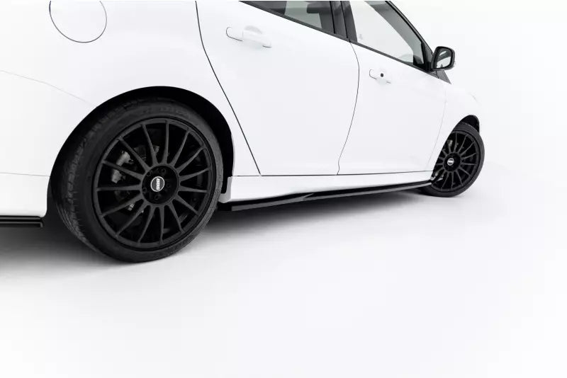 Maxton Design Seitenschweller (Paar) für Ford Focus ST Mk3 Hochglanz schwarz – Ansicht 2