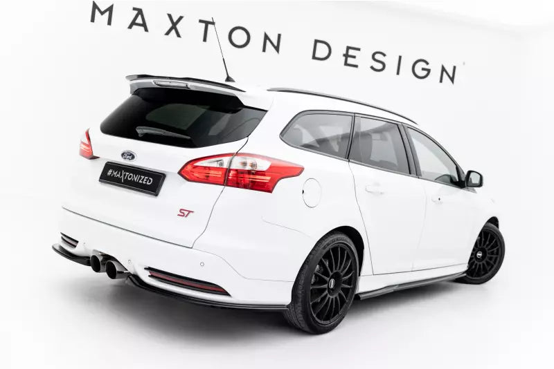 Maxton Design Seitenschweller (Paar) für Ford Focus ST Mk3 Hochglanz schwarz – Ansicht 3