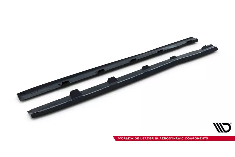 Maxton Design Seitenschweller (Paar) für Ford Focus ST Mk3 Hochglanz schwarz – Ansicht 4