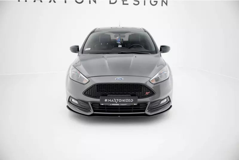 Maxton Design Street Pro Frontlippe für Ford Focus ST Mk3 Facelift schwarz – Ansicht 2